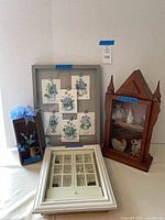 Group shot of all four wall pieces arranged together