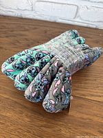 Bundle of two Stitch print slipper socks wrapped together
