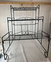 plant stand fully assembled, front view