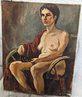 Full view of entire painting front