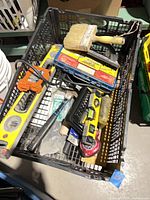 Overview of crate showing multiple tools