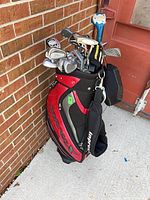 Full view of Impact bag with clubs