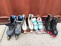 All four pairs lined up for overview