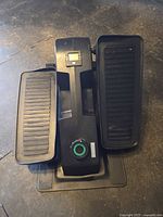 Top view showing pedals, display and base