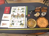 Overview of entire lot on table