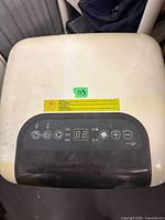 Top control panel showing buttons and LED display