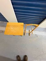 Folding tray table and separate wooden stand