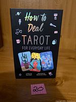 Front of How to Deal Tarot kit box