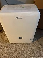 Front view of dehumidifier