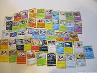 All 50 cards spread out face-up