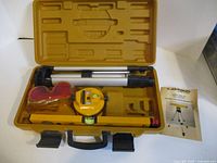 Open carry case showing all kit components