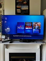 Front view powered on showing apps, confirms screen quality and functionality