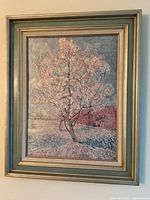 Full view of framed Van Gogh print