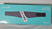 Retail box front displaying brand Future Health and product name Sleep Mask RESTore Basic