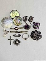 Full layout of all sterling silver jewelry pieces