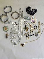 Full group shot of assorted jewelry pieces