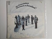 Front cover showing album title, band photo, Columbia logo