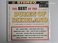 Front jacket showing album title and label information