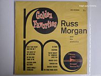 Front cover of Russ Morgan Golden Favorites LP in sleeve