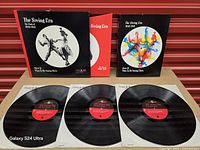 LPs displayed with jackets and slipcase