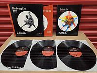Box set cover and all three records displayed