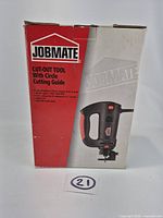 Front of original Jobmate box showing tool image and branding