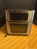 Front view of Bella Pro Series digital air fryer closed