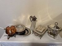 Group view of all serveware pieces