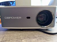 Front view showing DBPOWER logo and lens