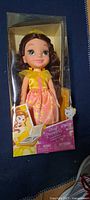 Front view of sealed Disney Princess toddler Belle doll box