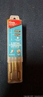 Front of Makita 10-piece 3/16" SDS-Plus drill bit set in package