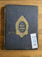 Front cover showing gilt title and wear