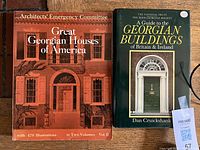 Front covers of both Georgian architecture books