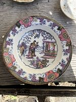 Front view Canton pattern plate