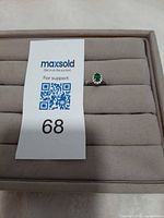 Ring on display pad with lot tag visible