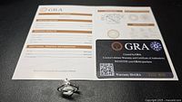 Ring with GRA certificate overview