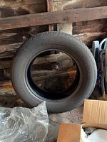 Full view of Continental CrossContact tire standing upright