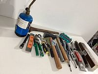 Group shot showing all hand tools laid out