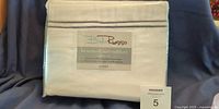 Front view of sealed Bella Russo brushed microfiber queen sheet set package