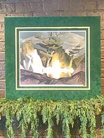 Front view of matted limited edition print