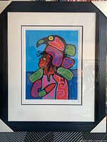 Framed giclée print showing full artwork and frame
