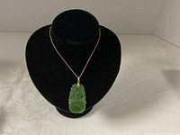 Necklace on display bust showing overall appearance