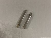 Both sterling pencils side by side closed
