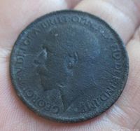 Obverse with King George V portrait