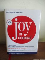 Front cover of Joy of Cooking 75th Anniversary Edition hardcover