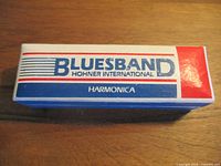 Top of original Blues Band Hohner International box