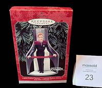 Front of box displaying ornament image and title