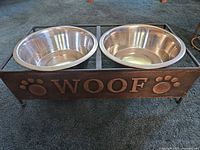 Overall view of stand with both bowls seated