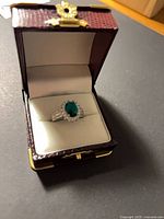 Ring in presentation case showing overall design