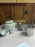 Group shot of all items on table